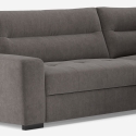 Moderner 3-Sitzer Ecksofa aus Stoff mit rechter Ottomane Rocca Sales