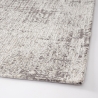 Moderner rechteckiger Wohnzimmerteppich 155x230 cm in Silbergrau Suri Verkauf