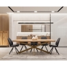 Moderner rechteckiger Wohnzimmerteppich 155x230 cm in Silbergrau Suri Angebot