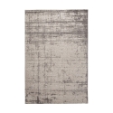 Moderner Wohnzimmerteppich 200x290 cm grau aus Chenille und Polyester Yuno Aktion