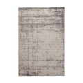 Moderner Wohnzimmerteppich 200x290 cm grau aus Chenille und Polyester Yuno Aktion