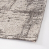 Moderner Wohnzimmerteppich 200x290 cm grau aus Chenille und Polyester Yuno Verkauf