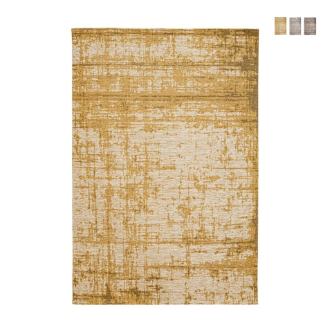 Moderner rechteckiger Teppich 155x230 für Wohnzimmer Schlafzimmer Yuno Aktion