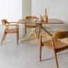 Moderner rechteckiger Teppich 155x230 für Wohnzimmer Schlafzimmer Yuno Sales