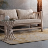 Moderner rechteckiger Teppich 155x230 für Wohnzimmer Schlafzimmer Yuno Angebot