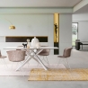 Moderner rechteckiger Teppich 155x230 für Wohnzimmer Schlafzimmer Yuno Rabatte