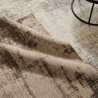 Moderner Wohnzimmerteppich 200x290 cm grau aus Chenille und Polyester Yuno Angebot