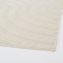 Moderner Teppich für Wohnzimmer & Schlafzimmer 200x290cm creme Zina Verkauf