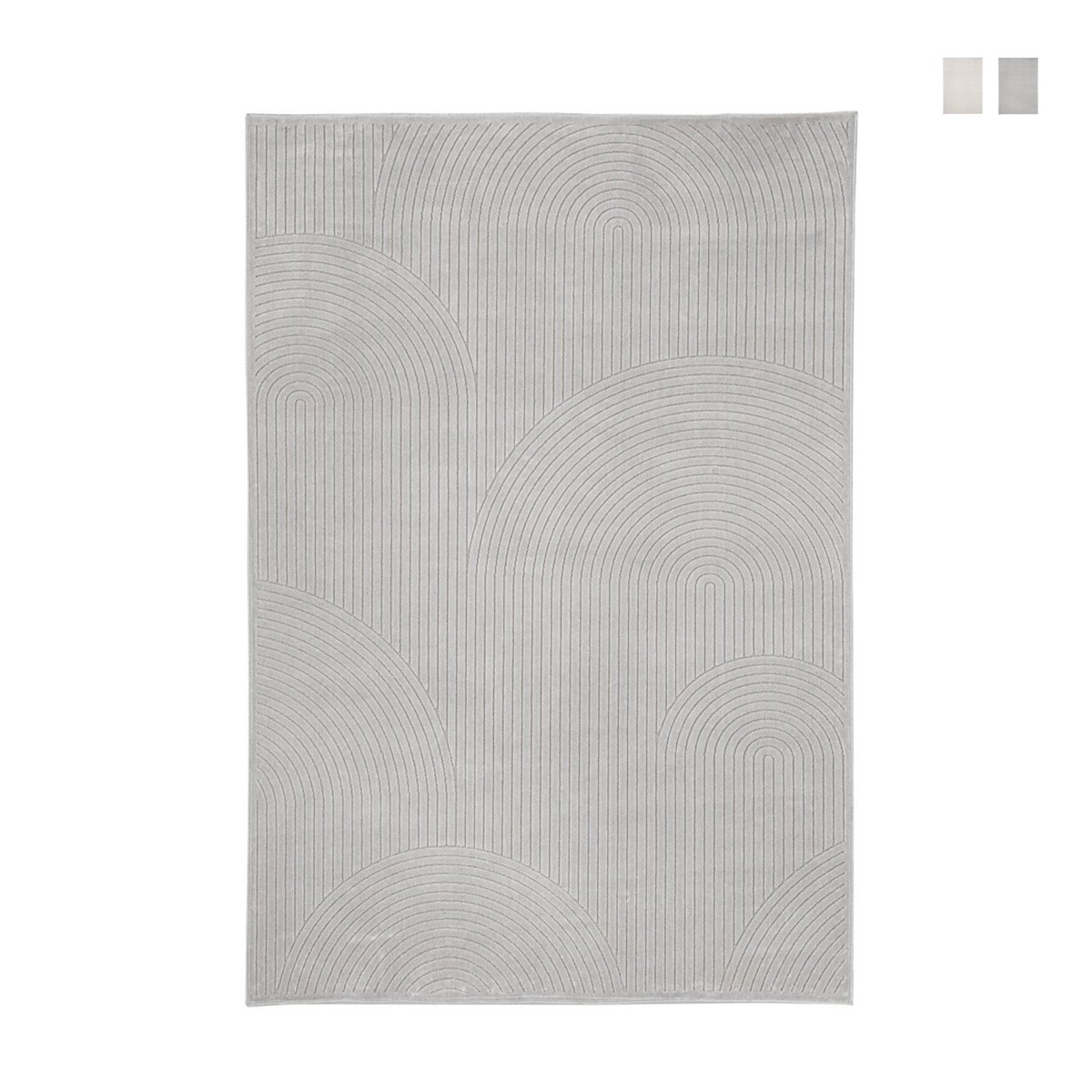 Wohnzimmer- und Schlafzimmerteppich aus Viskose und Chenille 160x230cm Klab Lagerbestand