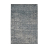 Moderner Teppich für Wohnzimmer 160x230 cm Blau Beige aus Viskose-Wolle Arena Rabatte