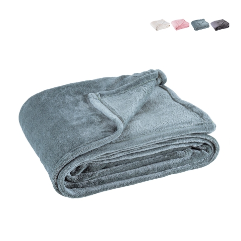 Weiche Plaid-Decke aus Polyester für Wohnzimmer 150x200 Penelope Aktion