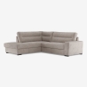 Moderner 3-Sitzer Ecksofa aus Stoff mit linker Ottomane Mello Angebot