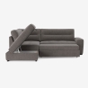 3-Sitzer Schlafsofa aus Stoff mit linker Eckablage Tivra Auswahl