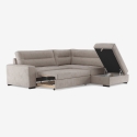 3-Sitzer Schlafsofa mit rechter Récamiere, Stoffbezug, Stauraum Kosta Verkauf