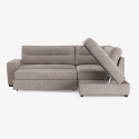 3-Sitzer Schlafsofa mit rechter Récamiere, Stoffbezug, Stauraum Kosta Angebot