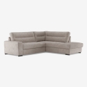 3-Sitzer Schlafsofa mit rechter Récamiere, Stoffbezug, Stauraum Kosta Rabatte
