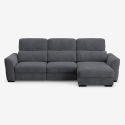 Ausziehbares 3-Sitzer Schlafsofa mit rechter Bettkasten-Chaiselongue Nuro Katalog