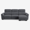 Ausziehbares 3-Sitzer Schlafsofa mit rechter Bettkasten-Chaiselongue Nuro Katalog