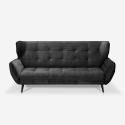 Modernes 3-Sitzer-Sofa aus Samt im Chesterfield-Stil Buran Verkauf