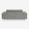Moderner 2-Sitzer-Sofa aus Chenille mit verstellbarer Kopfstütze Vella Sales