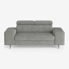 Moderner 2-Sitzer-Sofa aus Chenille mit verstellbarer Kopfstütze Vella Angebot