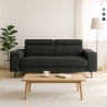 3-Sitzer Sofa modernes Design mit verstellbarer Kopfstütze Rouna Aktion