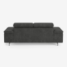 3-Sitzer Sofa modernes Design mit verstellbarer Kopfstütze Rouna Sales