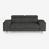 3-Sitzer Sofa modernes Design mit verstellbarer Kopfstütze Rouna Angebot