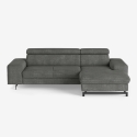 3-Sitzer Schlafsofa mit rechter Ottomane, Stauraum und verstellbarer Kopfstütze Miva Katalog