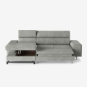 Ausziehbares Schlafsofa 3-Sitzer mit linksseitiger Stauraum-Recamiere Vika Angebot
