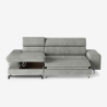 Ausziehbares Schlafsofa 3-Sitzer mit linksseitiger Stauraum-Recamiere Vika Angebot