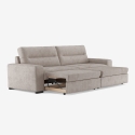 Ausziehbares modernes Schlafsofa 2-Sitzer 274x97cm Rali Verkauf