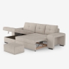 3-Sitzer Schlafsofa mit linker Eckbox und Hocker Saro Verkauf