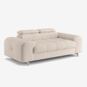 Moderner 2-Sitzer Stoffsofa mit verstellbarer Kopfstütze Kuran Verkauf