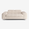 Moderner 2-Sitzer Stoffsofa mit verstellbarer Kopfstütze Kuran Angebot