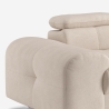 Moderner 2-Sitzer Stoffsofa mit verstellbarer Kopfstütze Kuran Sales