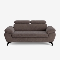 Moderner 2-Sitzer Sofa aus Stoff mit verstellbarer Kopfstütze Savi Lagerbestand