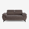 Moderner 2-Sitzer Sofa aus Stoff mit verstellbarer Kopfstütze Savi Lagerbestand