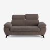 Moderner 2-Sitzer Sofa aus Stoff mit verstellbarer Kopfstütze Savi Auswahl