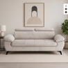 Moderner 3-Sitzer-Design-Sofa mit verstellbarer Kopfstütze Kira Aktion