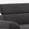 Moderner 3-Sitzer-Sofa mit rechter Liegefläche und verstellbarer Kopfstütze Torav Auswahl