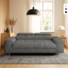 Moderner 3-Sitzer-Designsofa mit verstellbarer Kopfstütze Felon Aktion