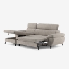 Modernes 3-Sitzer Schlafsofa mit linker Bettkasten-Ottomane Miral Verkauf