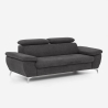 Moderner 3-Sitzer Stoffsofa mit verstellbarer Rückenlehne und Armlehnen Zana Verkauf
