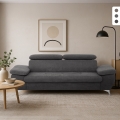 Moderner 3-Sitzer Stoffsofa mit verstellbarer Rückenlehne und Armlehnen Zana Aktion