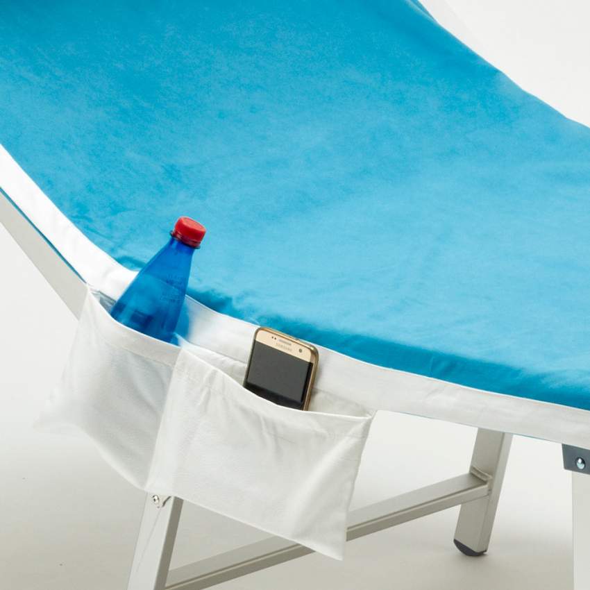 4er Set Mikrofaser Badetuch Strandtuch Handtuch Für Liege Mit Tasche Bunt Angebot