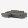 3-Sitzer Schlafsofa mit linker Ottomane, verstellbarem Kopfteil und Stauraum Nura Sales