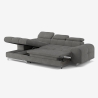 3-Sitzer Schlafsofa mit linker Ottomane, verstellbarem Kopfteil und Stauraum Nura Verkauf