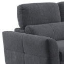 Ausziehbares 3-Sitzer Schlafsofa mit rechter Bettkasten-Chaiselongue Nuro Auswahl
