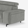 Moderner 2-Sitzer-Sofa aus Chenille mit verstellbarer Kopfstütze Vella Rabatte